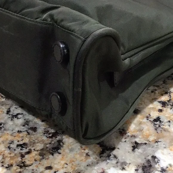 Prada Green Nylon Tote Handbag Bag - Picture 10 of 10